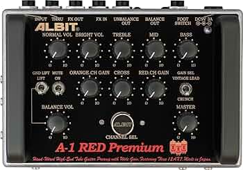 ギター ALBIT PRE-AMP A1BP pro Albit A1BP PRO 12AX7 Tube & Pre-Amp W/ Semiconductor - Hand